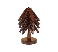 Christmas Tree Trivet - Foldable Heatproof Pot Stand, Festive Home Decor Kitchen Accessory, Hot Dish Holder, Space Saving Folding Design for Holiday or Birthday Celebration