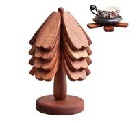 Christmas Tree Trivet Wood Heat-Resistant Hot Bowl Trivet