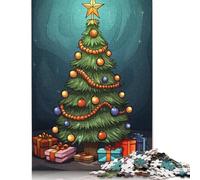 Christmas Tree Vibes Puzzle Imposible,desafío para Adultos Entretenimiento Creativo 1000 Piezas Obra De Arte De Juego De para Adultos Y Niños Mayores De 12 Años 500pcs (52x38cm)