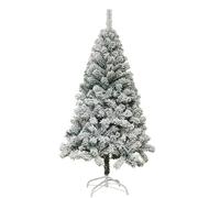 Christmas Tree,White Flocked Christmas Tree,Thickened Base Bracket, Easy To Assemble And Take Down,For Christmas, Garden, Lawn Decoration, LJJY-KK, a, 180cm