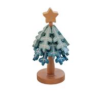 Christmas Trees Coaster Stack - Wooden Trivet Tree Coasters Stackable, Wooden Trivets Coasters Set of 4 Tree Shape, plegable Kitchen Trivets for Home Restaurant Apartment Kitchen Pans Drinks Plates