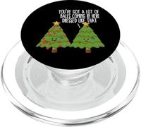 Christmas Trees Juego de Palabras Broma Que Tienes un montón de Bolas Broma de Navidad PopSockets PopGrip para MagSafe