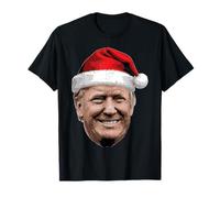 Christmas Trump Face Santa Funny Xmas Meme Hombres Mujeres Niños Camiseta