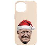 Christmas Trump Face Santa Funny Xmas Meme Hombres Mujeres Niños Carcasa para iPhone 15