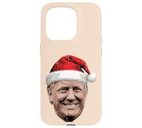 Christmas Trump Face Santa Funny Xmas Meme Hombres Mujeres Niños Carcasa para iPhone 15 Pro