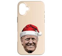 Christmas Trump Face Santa Funny Xmas Meme Hombres Mujeres Niños Carcasa para iPhone 16 Plus