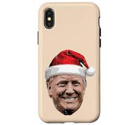 Christmas Trump Face Santa Funny Xmas Meme Hombres Mujeres Niños Carcasa para iPhone X/XS