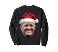 Christmas Trump Face Santa Funny Xmas Meme Hombres Mujeres Niños Sudadera
