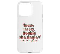Christmas Twins Pregnancy Double The Joy Double The Jingle Carcasa para iPhone 15 Pro MAX