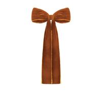 Christmas Velvet Bows - Wine Red Bows | Christmas Bow Decorations | Vintage Style Velvet Ribbon Bows for Christmas Tree Gifft Wrapping Tree Topper Ornament for Garland Staircase