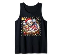 Christmas Vibes For Puppy Mom Xmas Decor For Shih Tzu Lovers Camiseta sin Mangas