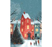 Christmas Village Journal - Festive 6 x 9” Notebook, 110 Lined Pages for Holiday Writing, Notes, or Daily Journaling: Charming Holiday Cover - Perfect ... for Writers, Students, and Christmas Lovers