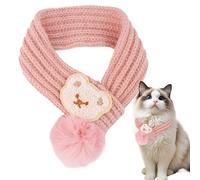Christmas Warm Pet Scarf, Christmas Knitted Dog Scarf, Warm Adjustable Pet Scarf, Pet Costume Neck Warmer, Pet Kerchief Scarf, Easy To Use, Portable for Small Dogs