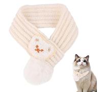 Christmas Warm Pet Scarf, Christmas Knitted Dog Scarf, Warm Adjustable Pet Scarf, Pet Costume Neck Warmer, Pet Kerchief Scarf, Easy To Use, Portable for Small Dogs