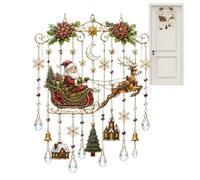 Christmas Wind Chimes, 2D Acrylic Window Sun Catcher Ornament Decor