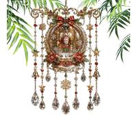 Christmas Wind Chimes Decorative Acrylic Hanging Suncatcher Garden Decor