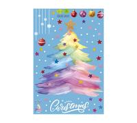 Christmas Window Clings - Double Sided Holiday Stickers for Festive Winter Decoration | Reusable Static Decals, Seasonal Window Art for Home Kitchen Bathroom Office Classroom Party, 70g Multicolor