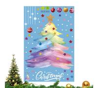 Christmas Window Stickers -Window Decals for Glass | Holiday Decorations Double Sided Festival Clings for Office, Classroom, Cubicle, Party Retail or Bedroom Use, 15.75x11.81in