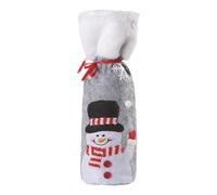 Christmas Wine Bottle Bags - Christmas Fabric Wine Bottle Cover | Holiday Theme Design Decoration Tool for Birthday Celebrations, Christmas, Family Gatherings