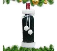 Christmas Wine Bottle Cover - Decorative Bag, Reusable Velvet Dress, Festive Holiday Accessory | Eco-Friendly Appeal Ideal For, Party Decor, Bottles, Home, Bar, Kitchen, Entertaining