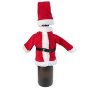 Christmas Wine Bottle Decor - Christmas Wine Bottle Cover, Wine Bottle Coat, Wine Covers Christmas Wine Bottle Toppers Hat Decorations For Table Dinner
