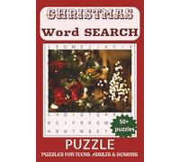 Christmas & Winter Word Search Puzzle Book: Christmas & Winter Word Searches with Easy-to-Read Print | 6x9 inches, 110 Pages | 50+ Festive Puzzles | Perfect Holiday Gift or Stocking Stuffer