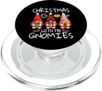 Christmas with My Gnomies Christmas Gnomes Lover Family Xmas PopSockets PopGrip para MagSafe