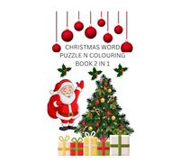 CHRISTMAS: WORD PUZZLE N COLOURING BOOK 2 in 1