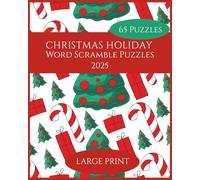 Christmas Word Scramble For Adults | Fun Christmas Word Jumbles: Christmas Stocking Stuffer Gift Idea For Women and Men