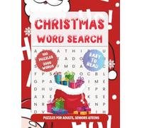 Christmas Word Search: 100 Easy to Read Puzzles and 2000 Words for Adults, Seniors and Teens