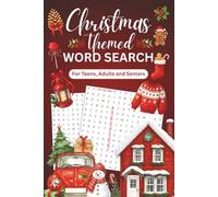 Christmas Word Search: 1800+ Words, Christmas and Winter-Themed Word Search Puzzles for Teens, Adults and Seniors, Fun Holiday Activity Book with Solutions