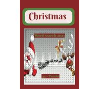 Christmas Word Search: 45+ word puzzle, Gift for vacation, Holiday or free time