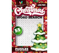 Christmas Word Search: 55 Festive Holiday Puzzles for Adults & Kids: Large-Print 6 × 9 in Puzzle Book | Pocket-Friendly Travel Activity for Seniors, Families & Travel