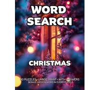 Christmas Word Search: 80 Holiday Traditions, Carols & Festive Symbols-Themed Large-Print Puzzles For Adults - 1,600+ Words to Find - Includes Answer Keys & Bonus Quiz Word (GridQuest)