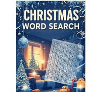Christmas Word Search: A Blue & Silver Holiday Aesthetic Puzzle Book