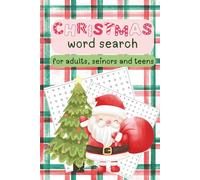 Christmas Word Search: A cozy and relaxing word search for adults, teens and seniors.