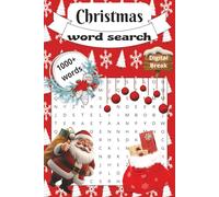 Christmas word search: A Festive Digital Detox Puzzle Book for Adults & Teens | 1000+ Holiday Words for Relaxation and Fun for Kids | Cozy Christmas ... | Screen-Free Fun for a Relaxing Christmas