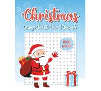 Christmas Word Search Book for Adults and Teens: 80 Festive Holiday Puzzles with 1000 Unique Words | Fun Christmas Activity Book for Relaxation and Brain Challenge