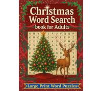 Christmas Word Search Book for Adults: Challenging Christmas Word Search Book for Adults and Seniors: Large Print Puzzles with Holiday Stories and Answers.