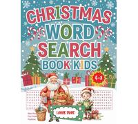 Christmas Word Search Book for Kids 4-8 Large Print: 125 Puzzle : Holiday Word Search Puzzles Book for Kids Ages 4-8, Xmas Themed Word Search Puzzles with Solution