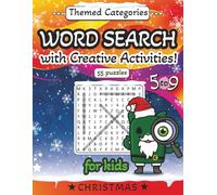 Christmas Word Search Book for Kids: Hundreds of words to find on 55 playful Christmas themed puzzles