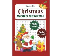 CHRISTMAS Word Search Book: Word Search with Easy to Read Print About Christmas, Holiday Fun, Festive Cheer and and More I 6x9 inches I 110 pages I ... Gift for the Holidays and Family Gatherings