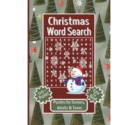 Christmas Word Search Book: Word Searches with Easy to Read Print about Christmas, Family, Winter, and More | 6x9 inches, 110 Pages 50+ Puzzles... Gift for Vacations, Holidays, and Free Times