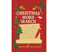 Christmas Word Search: Christmas Word Search Puzzle Book - Holiday Brain Games for Adults, Seniors, and Teens | Fun, Relaxing Puzzles and Stocking Stuffer Gift Idea