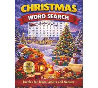 Christmas Word Search: Christmas Word Search Puzzle with Easy to Read Print | 8.5x11inches, 110 pages | 55 Puzzles with Solutions ... Gifts for Teens, Adults and Seniors