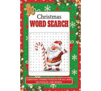 Christmas Word Search: Christmas Word Search Puzzles: Word Search Puzzles with Easy to Read Print about Christmas, Winter, and More | 6x9 inches, 125 ... Puzzles ... Gift for Holidays and Relaxing