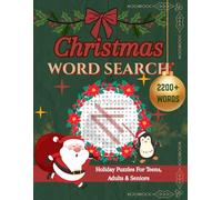 Christmas Word Search: Classic Holiday Puzzle Charm | 90 Cozy, Christmas & Winter-Themed Puzzles to Relax and Unwind | Large Print | Holiday Brain Games | Stress-Relief Edition
