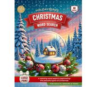 Christmas Word Search: Cozy Large Print Christmas Word Searches for Peaceful Holiday Moments - For Adults & Seniors
