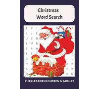 Christmas Word Search: Easy Christmas Word Searches for All Ages | 6x9 Holiday Activity Book with 50+ Festive Puzzles | Perfect Gift for Teens, Adults & Families