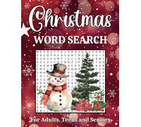 Christmas Word Search Extravaganza: Festive Puzzles for For Adults, Teens and Seniors, 60 themed Puzzles for Fun and Relaxation with Solutions: Puzzles for Fun and Relaxation during holiday